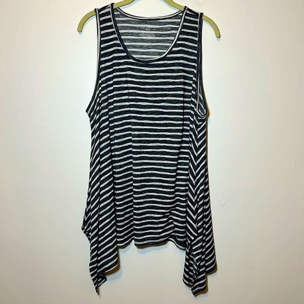 Lane Bryant shark bite hem tank